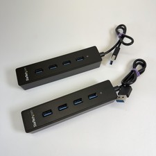 StarTech.com ST4300PBU3 4 Port USB 3.0 Hub Black Lot of 2