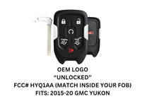 Oem 2015-2020 Gmc Yukon Remote Key Fob 13508280 Hyq1aa