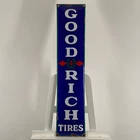 Goodrich Enamel Sign - 90x20cm (35.4x7.9") - Vintage Porcelain Garage Tires Sign