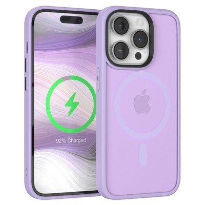 EAZY CASE für iPhone 14 Pro Outdoor Case mit MagSafe Funktion Handyhülle Lila