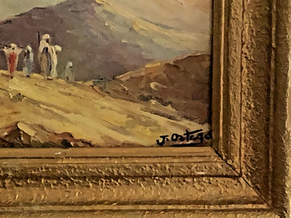 José ORTEGA ( 1877-1955 ) Huile sur panneau. - Photo 2/4