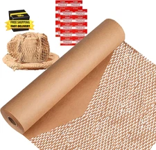 Honeycomb Packing Paper,12" W X 100' L Packing Paper for Moving,Products & Gifts