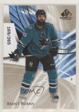 2020-21 Upper Deck SP Game Used Golden Burst 169/265 Brent Burns #23 au7