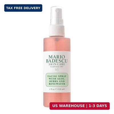 Mario Badescu Facial Spray with Aloe, Herbs and Rose Water for All Skin Types, F