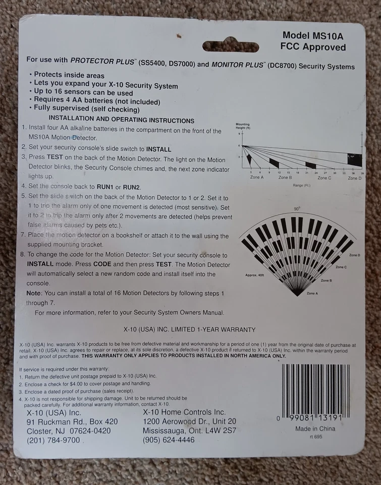 Motion Detector 49-2589 11479490 - Image 2 of 2