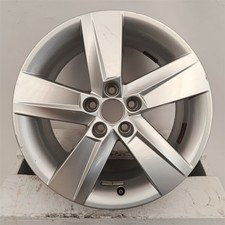 SKODA FABIA 3 III 6V 16 ZOLL 7J ET46 Original 1 Stück Alufelge Felge Aluminium