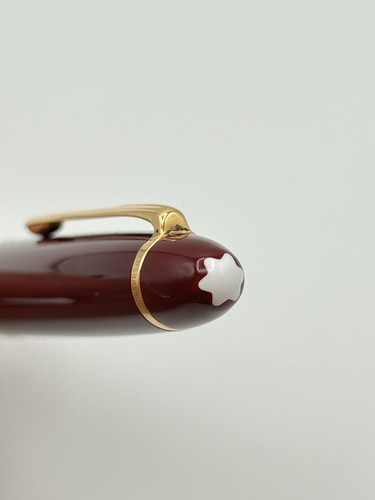 Penna Montblanc Meisterstuck 161 LeGrand Burgundy bordeaux sfera ballpoint pen - Foto 3 di 15