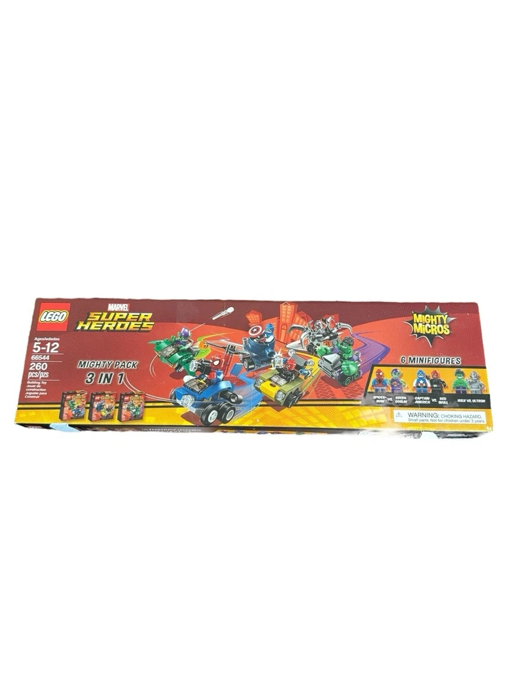 LEGO Marvel Super Hero Mighty Micros Juego de Regalo 3 en 1 66544 NUEVO EN CAJA RETIRADO Foto 2 de 4