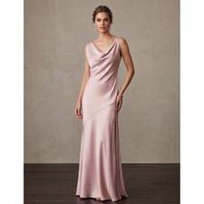 Lulus Impressive Energy Blush Pink Asymmetrical Maxi Dress Women XL New