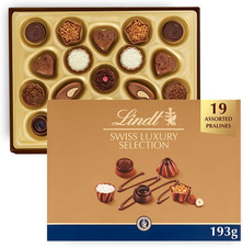 Lindt Swiss Luxury Selection - 19 Assorted Milk, White and Dark Chocolate Box Me