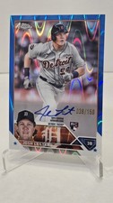 💎2023 Josh Lester RC⚾️BLUE RAYWAVE REFRACTOR ON CARD AUTO💎NUMBERED 38/150!💎💎