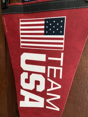 Team USA United States Olympic Committee Premium Quality Felt Pennant Banner