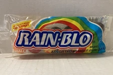 Vintage 1988 Leaf RAIN BLO Bubble Gum Balls 12 Sour Fruit--NOS--Sealed