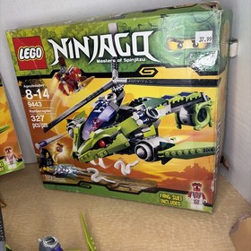 LEGO NINJAGO Rattlecopter 9443 Set Incomplete With Fang-Suei, Box & Manual