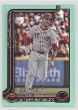 2025 Topps Series 1 Aqua Rainbow Foil Tyler Stephenson #31 1k0s