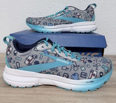 Brooks Womens shoes Trace 4 Hero Medical Running 120441 1B 052 Gray/Blue Sz 11