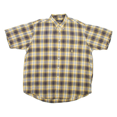 NAUTICA Herren Hemd gelb kariert XL