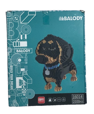 BALODY Dachshund Dog Small Particle Building Blocks 2100pcs Set #16014