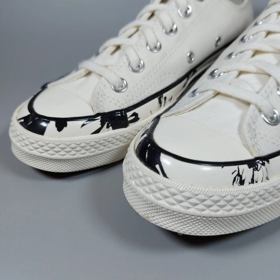 Converse Trainers Womens Size 5.5 Off White Chuck 70 Hybrid Floral Skate Shoes - Image 4 of 4