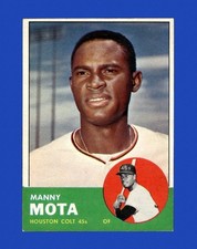 1963 Topps Set-Break #141 Manny Mota NR-MINT *GMCARDS*