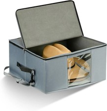 Cowboy Hat Storage Box with Hardboard, Hat Case for Fedora, Panama Hats