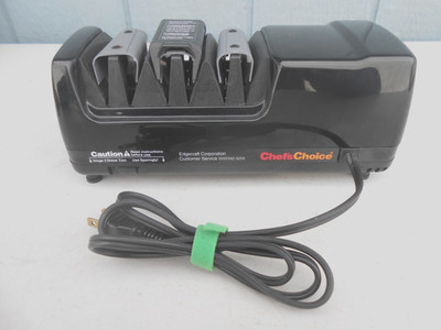 Chefs Choice EdgeSelect 120 Plus  3-Stage Black Electric Knife Sharpener