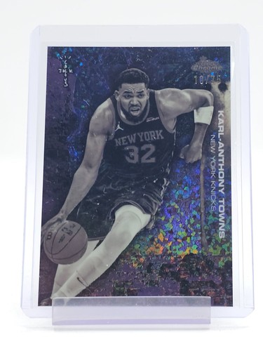KARL-ANTHONY TOWNS 2025-26 TOPPS CHROME CACTUS JACK PURPLE DIAMOND /75 #5 Q2241