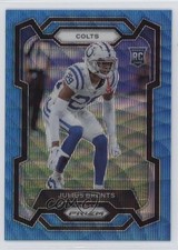 2023 Panini Prizm Rookies Blue Wave Prizm 9/199 Julius Brents #346 12yh