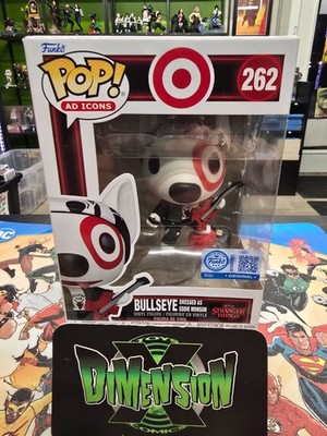 FUNKO POP AD ICONS BULLSEYE DRESSED AS EDDIE MUNSON #262 TARGET FUNKO EXCLUSIVE