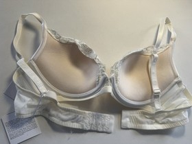 NEW La Perla Off-white Bridal push-up bra with lace trim 38B