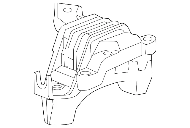 Подлинное крепление двигателя со стороны пассажира GM 23291455 - Изображение 2 из 3