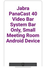 Jabra PanaCast 40 Video Conferencing Bar, 180 FOV, Noise Cancel, Teams