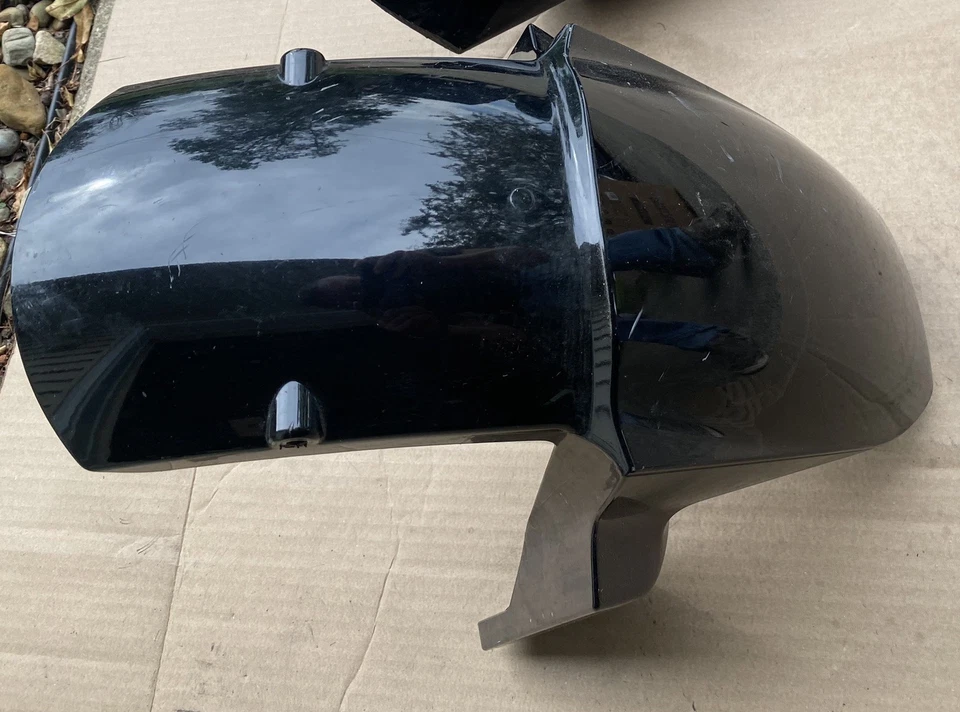 09-12 Kawasaki Ninja ZX6R OEM Front Fender Wheel Cover 35004-0118 - Image 2 of 4