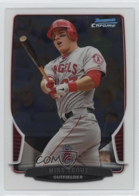 2013 Bowman Chrome Mike Trout #50 0d08
