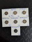 Silver Mercury dimes lot of 7