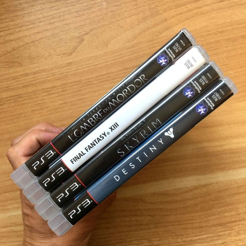LOT 4 JEUX COMPLETS PS3 FR L'OMBRE DU MORDOR FINAL FANTASY 13 SKYRIM V DESTINY 1 - Imagen 3 de 3
