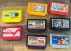 Nintendo Famicom Game Lot of 8 - Donkey Kong 3, Kunio-kun Technos, Solomon's Key