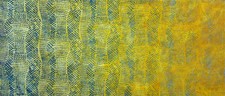 1 Yard Cut of Lunn Fabric Texture Stripe Ombre Batik 100 Cotton 3549 Lemon
