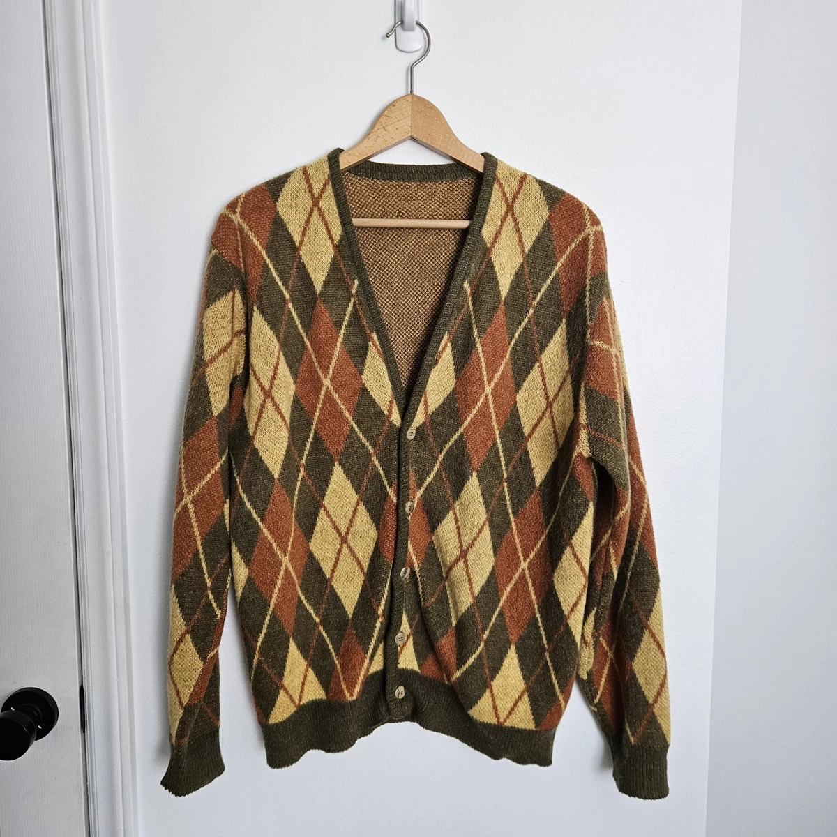 Vintage Mohair Cardigan In Men