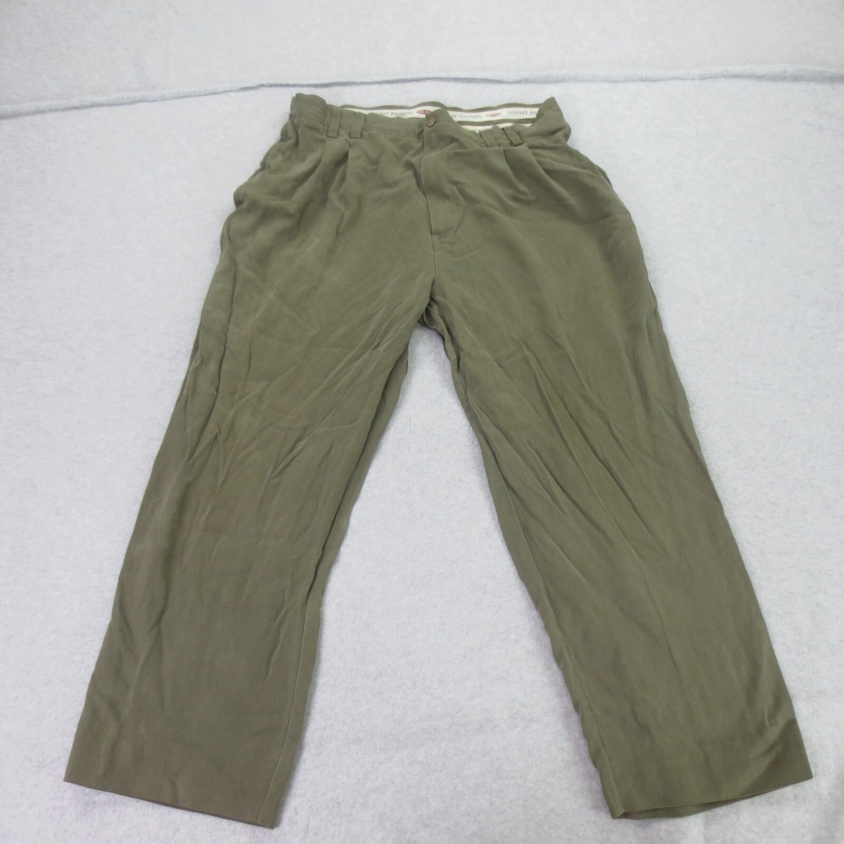 Tommy Bahama Pants Mens Size 32z26 Silk Dress Pants Casual Pleated