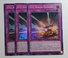 Yugioh x3 XYZ Hyper Cannon KICO-EN010 Super Rare 1st Edition New
