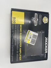 Kicker DX 250W 2-OHM Mono Class D audio amplifier 250.1 NIB