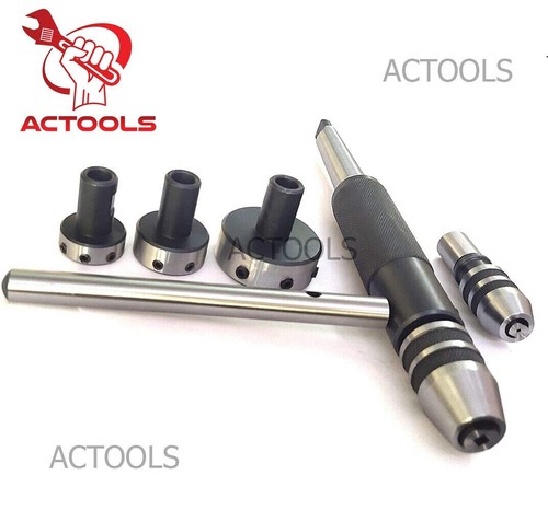 Lathe Tailstock Tap And Die Holder Set Sliding Type 2MT Shank MT2 Imperial Size - Picture 4 of 10
