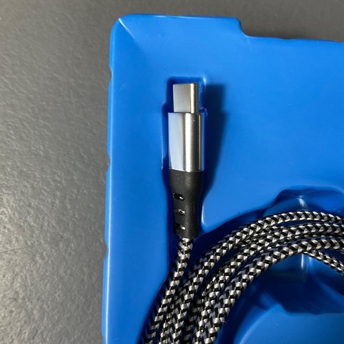 Just Wireless Dirable Braided 6 Ft. USB C Cable Extra Strength Gray Black - READ - 第 10/24 張圖片