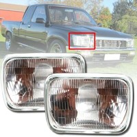 Scheinwerfer Vordere Lampe H4 Halogenglas FÜR Toyota Hilux LN85 Pickup 1989-1997