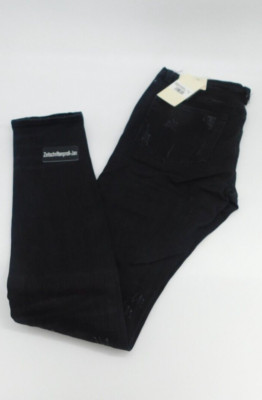 Mnml Herren Jeans schwarz Mit Applikationen Gr.32