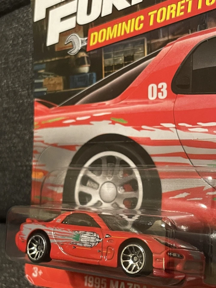 Hot Wheels Mazda RX-7 1/64 3 Inches HW Fast And Furious Nuovo In Scatola - Immagine 2 di 4