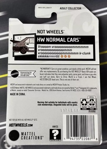 2024 Mattel Hot Wheels Exclusive Hot Wheels x MSCHF Not Wheels IN HAND - Picture 5 of 6