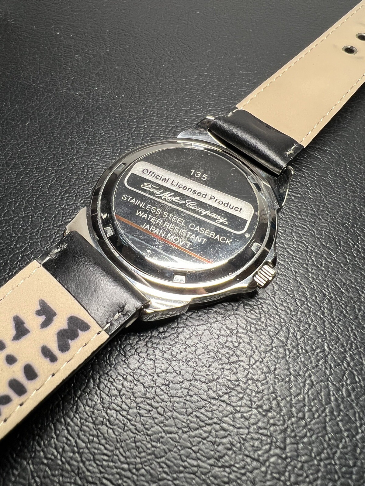 1999 Limited Edition Ford Mustang 35Th Anniversary Watch Leather Strap Rare NEW - Picture 8 of 8