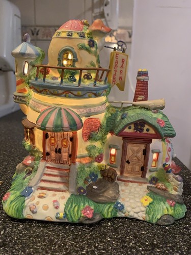2004 Cottontale Collezione Fienile Illuminato Villaggio di Pasqua Raro Ritirato Nuovissimo - Foto 6 di 24